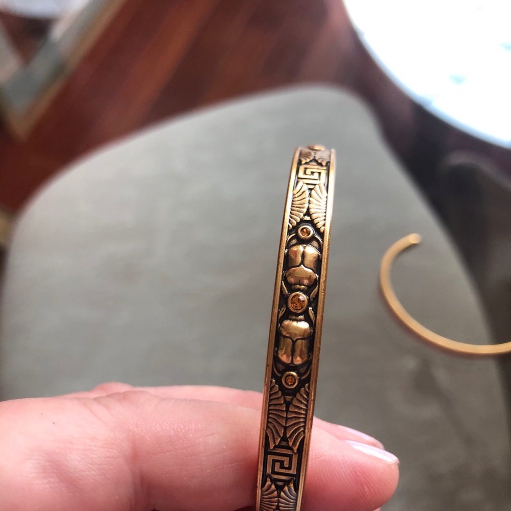 Alex and Ani Scarab cuff